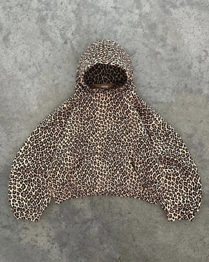 GELIA - LEOPARD HOODIE