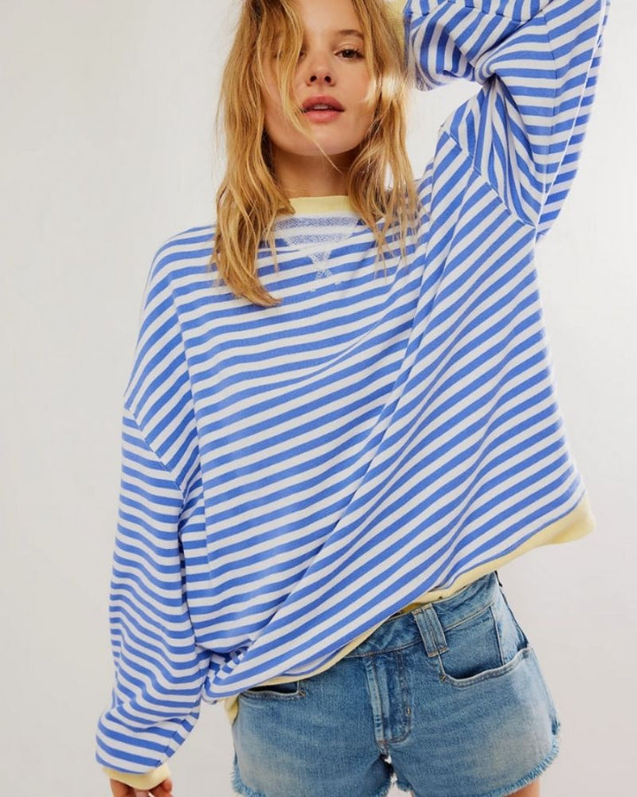 LUCY - Oversized striped sweater