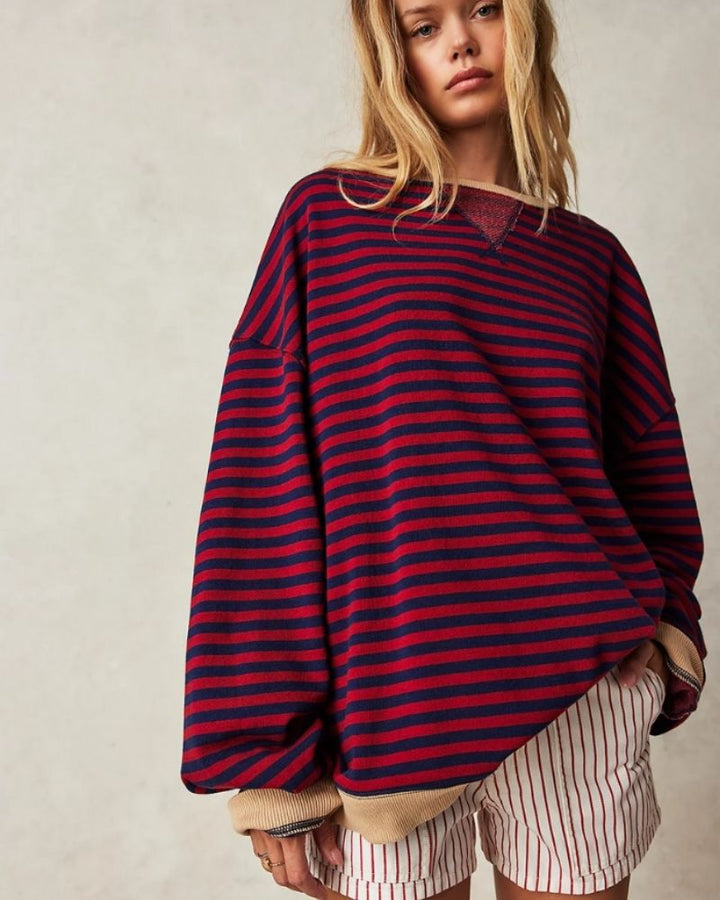 LUCY - Oversized striped sweater