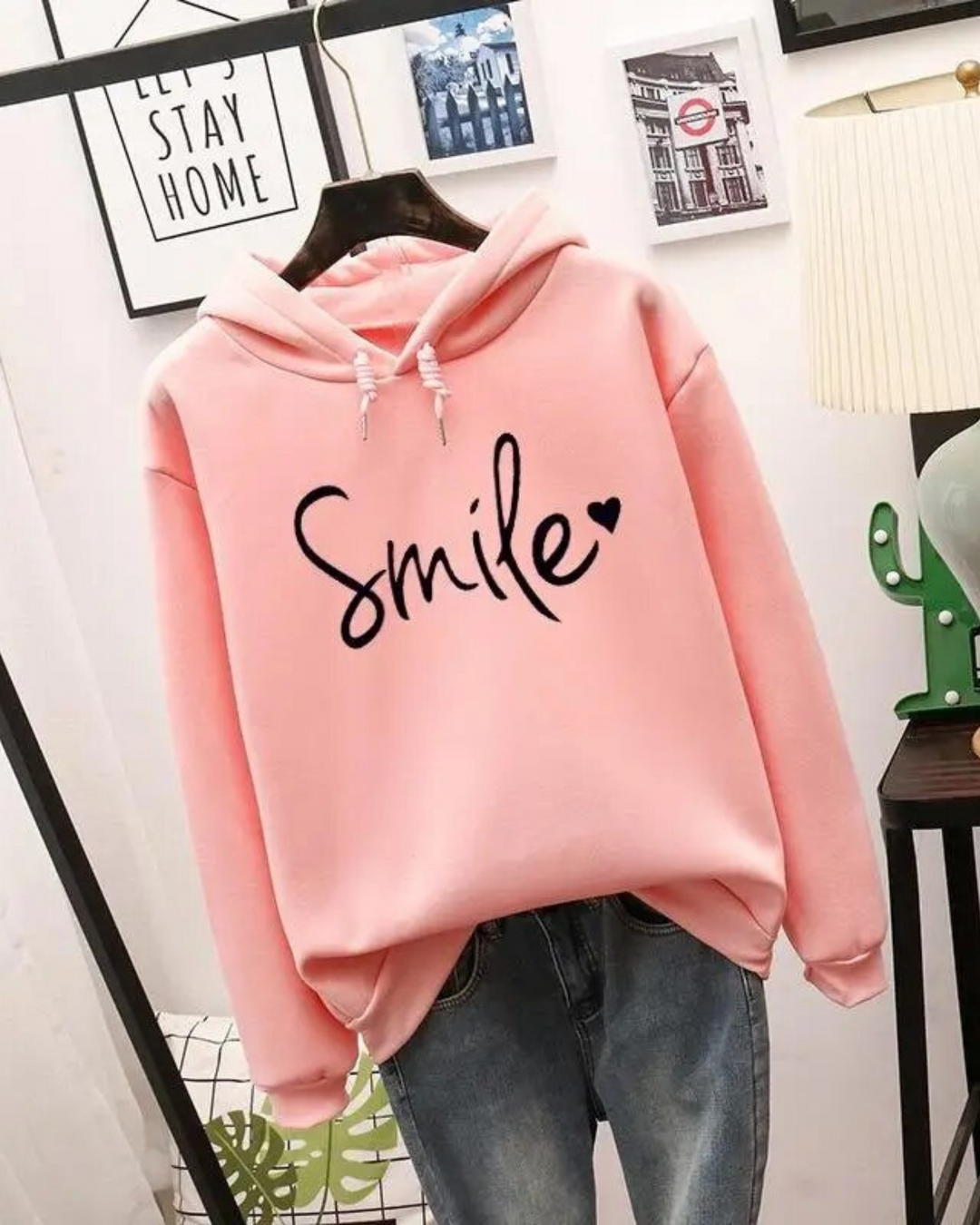 LOVE SMILE - STYLISH HOODIE