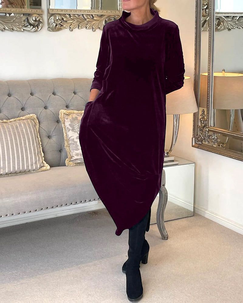 GESINE - TULIP STYLE VELVET DRESS